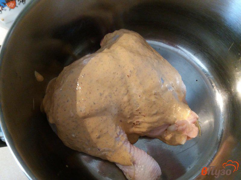 Фото приготовление рецепта: Запеченные куриные окорочка в аджике шаг №4