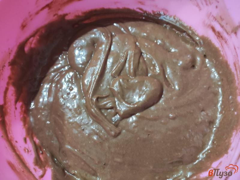 Фото приготовление рецепта: Шоколадный торт с заварным кремом шаг №10