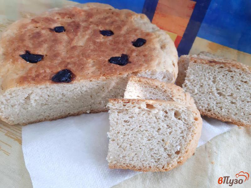 Фото приготовление рецепта: Хлеб пшеничный с черносливом в мультиварке шаг №10