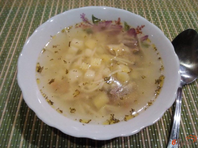 Фото приготовление рецепта: Суп с вермишелью шаг №6