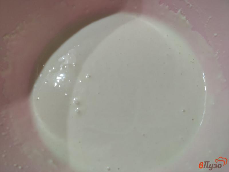 Фото приготовление рецепта: Заварные блины на кефире и сгущённом молоке шаг №3