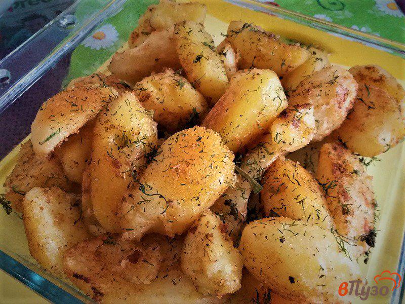 Фото приготовление рецепта: Запеченный картофель с паприкой шаг №5