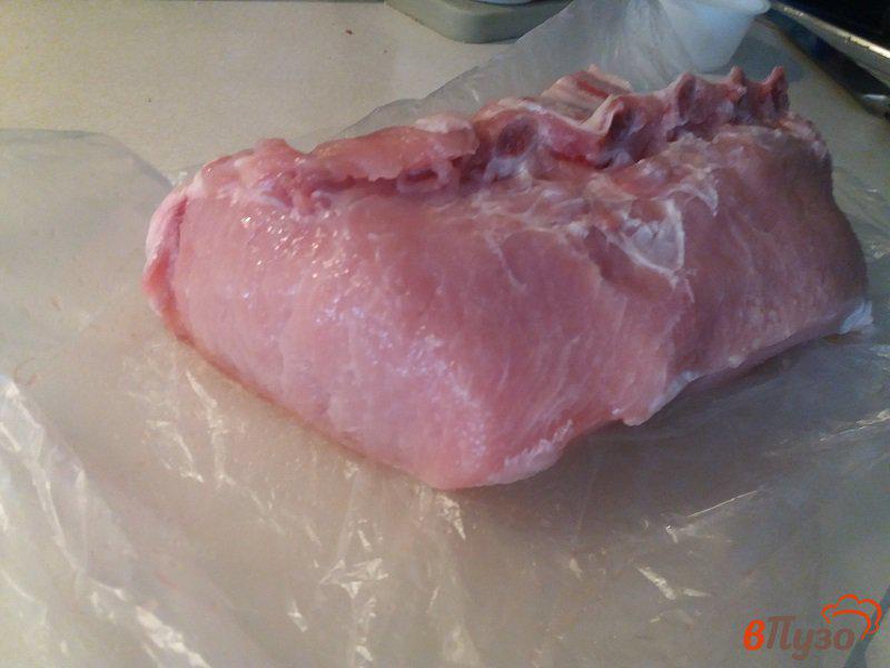 Фото приготовление рецепта: Отбивная из свиной корейки шаг №1