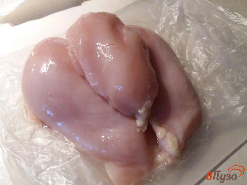 Фото приготовление рецепта: Отбивные из куриного филе в соусе-маринаде шаг №1