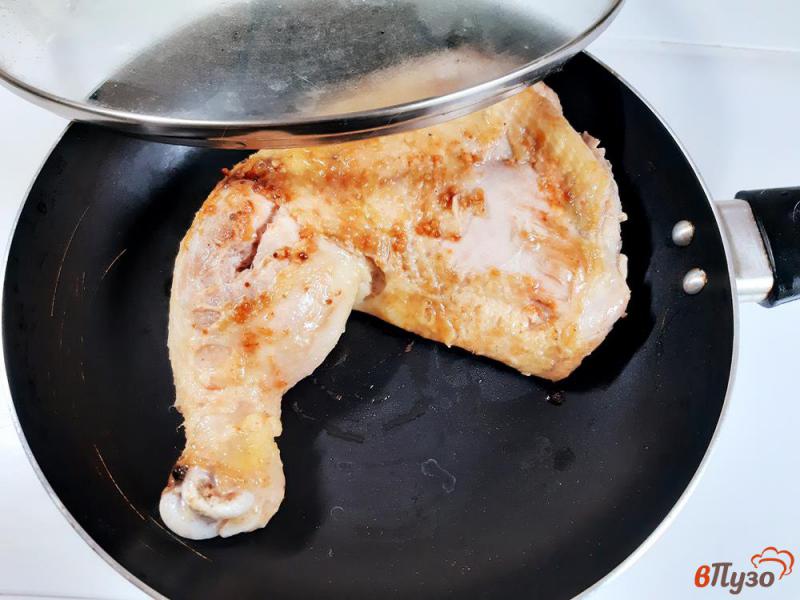 Фото приготовление рецепта: Куриные окорочка в дижонской горчице шаг №5