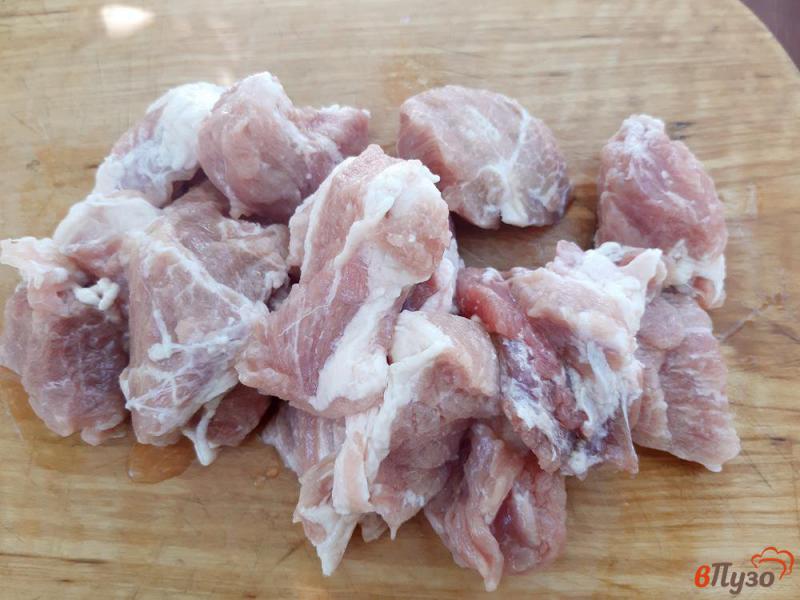 Фото приготовление рецепта: Шашлык из свиного ошейка в лимонном маринаде шаг №1