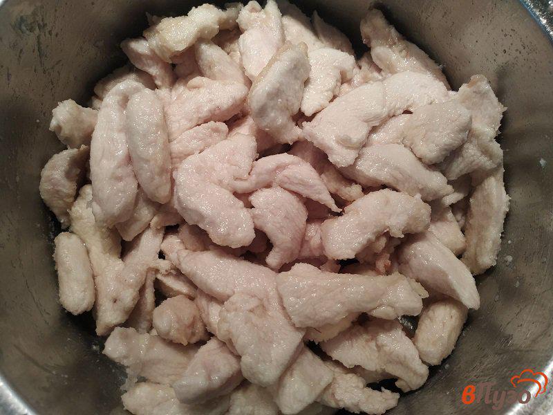 Фото приготовление рецепта: Куриное филе А ля Чкмерули шаг №4