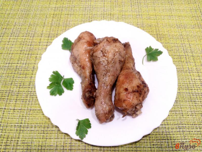 Фото приготовление рецепта: Курица с майонезом и чесноком в духовке шаг №5