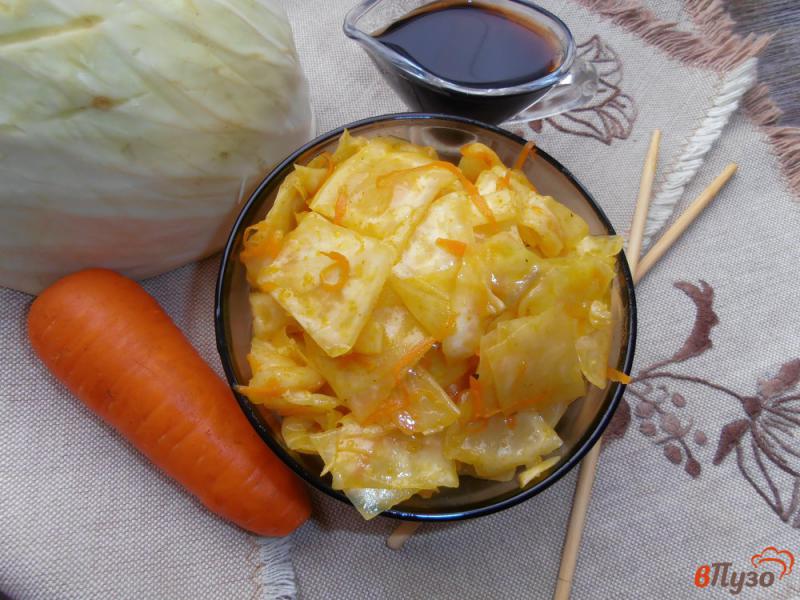 Фото приготовление рецепта: Белокочанная капуста по-корейски шаг №10