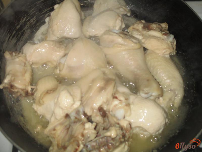 Фото приготовление рецепта: Курица с гречневыми спагетти шаг №1