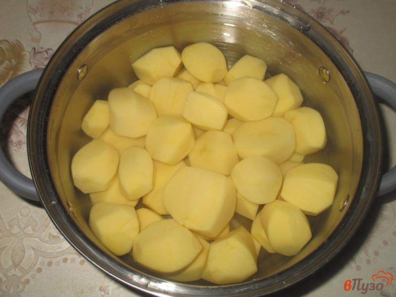 Фото приготовление рецепта: Картофель запеченный со спаржевой фасолью шаг №1