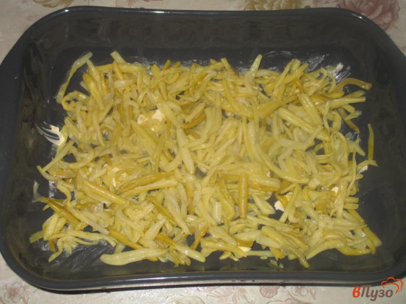 Фото приготовление рецепта: Картофель запеченный со спаржевой фасолью шаг №2