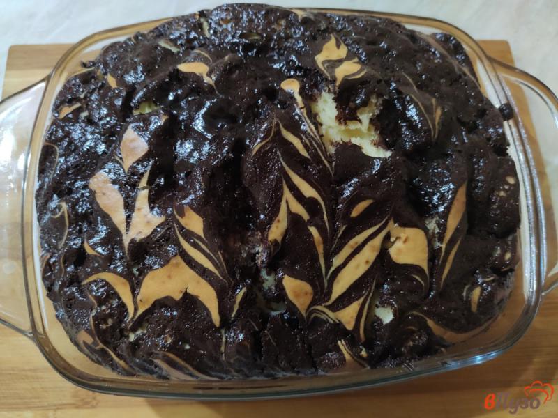 Фото приготовление рецепта: Пирог с шоколадом шаг №10