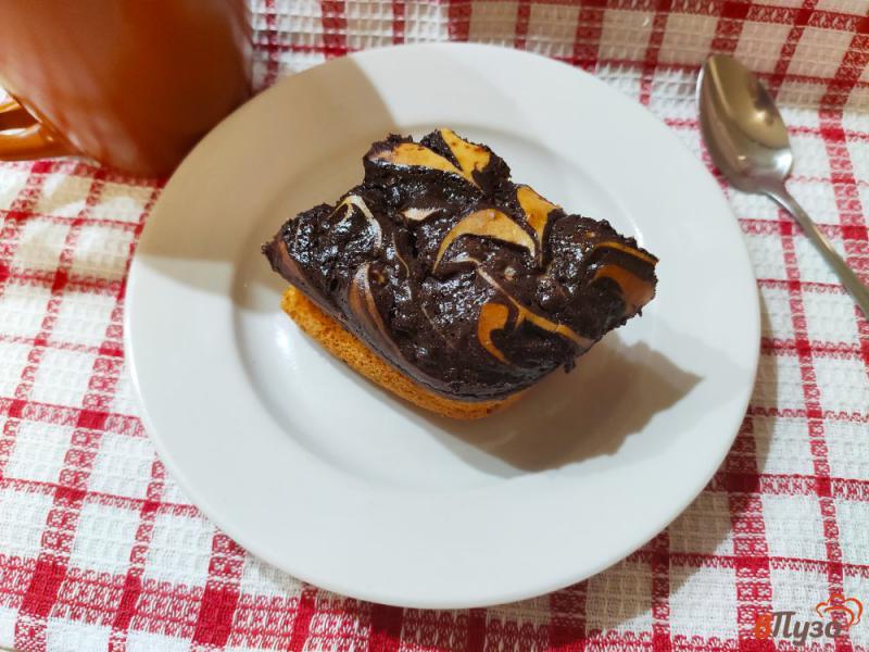 Фото приготовление рецепта: Пирог с шоколадом шаг №11