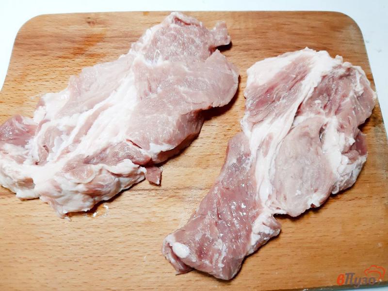 Фото приготовление рецепта: Шницель из свинины в панировке шаг №1