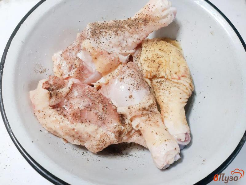 Фото приготовление рецепта: Куриные голени с картошкой в рукаве шаг №1