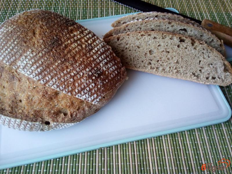 Фото приготовление рецепта: Хлеб на ржаной закваске шаг №10