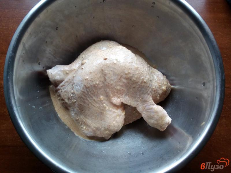 Фото приготовление рецепта: Куриные окорочка запечённые в духовке шаг №4