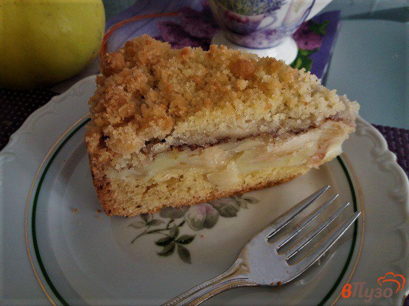 Фото приготовление рецепта: Яблочный пирог Царский шаг №18