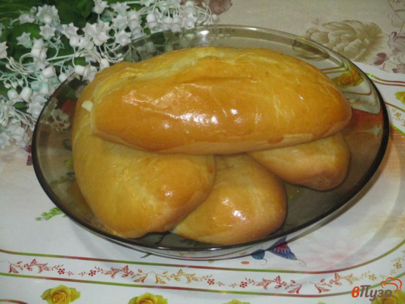 Фото приготовление рецепта: Сладкие пирожки с персиковым джемом шаг №13