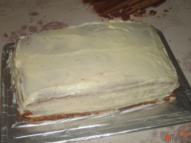 Фото приготовление рецепта: Торт Рыжик с заварным кремом шаг №16