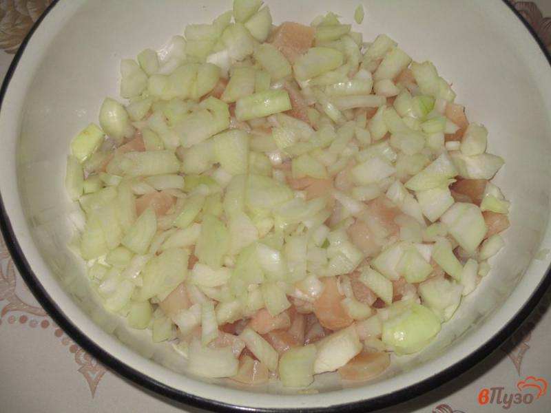 Фото приготовление рецепта: Куриная грудка в маринаде на сковороде шаг №2