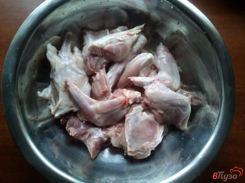 Фото приготовление рецепта: Кролик запечённый с аджикой и соусом сацебели шаг №1