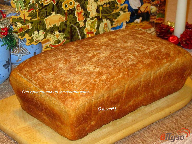 Фото приготовление рецепта: Цельнозерновой молочный хлеб на сметане шаг №5