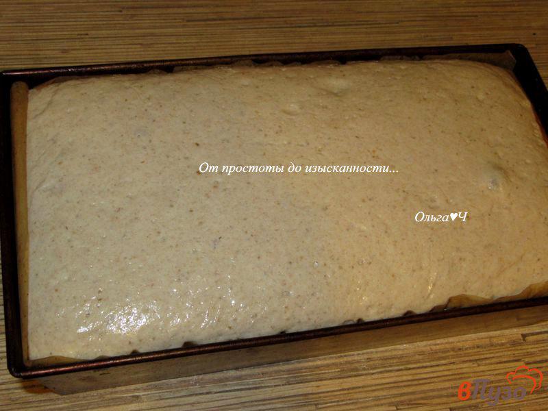 Фото приготовление рецепта: Цельнозерновой молочный хлеб на сметане шаг №4