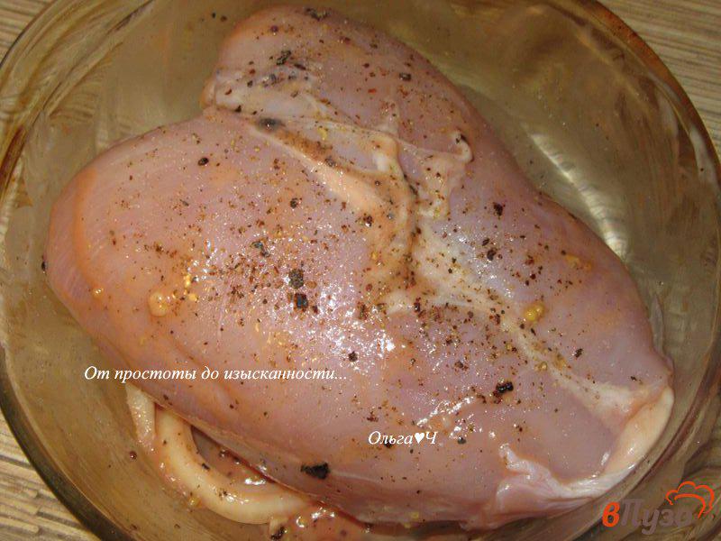 Фото приготовление рецепта: Запеченная куриная грудка «Закусочная» шаг №2