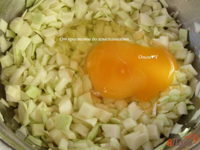 Фото приготовление рецепта: Цельнозерновые оладьи с капустой шаг №1