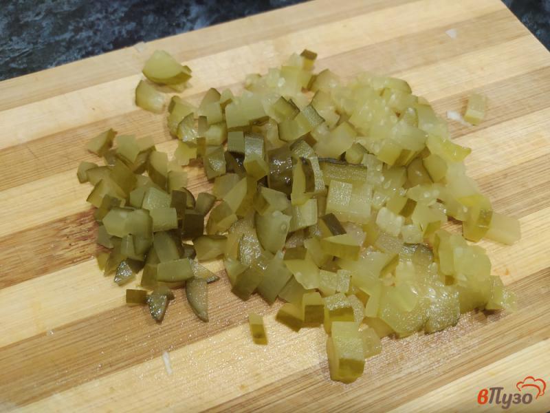 Фото приготовление рецепта: Винегрет без капусты с майонезом шаг №5