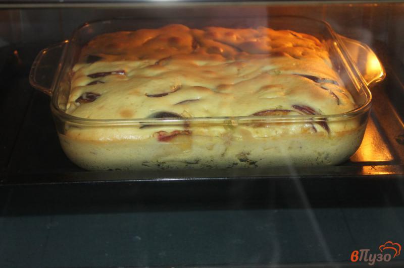 Фото приготовление рецепта: Пирог с фруктами шаг №7