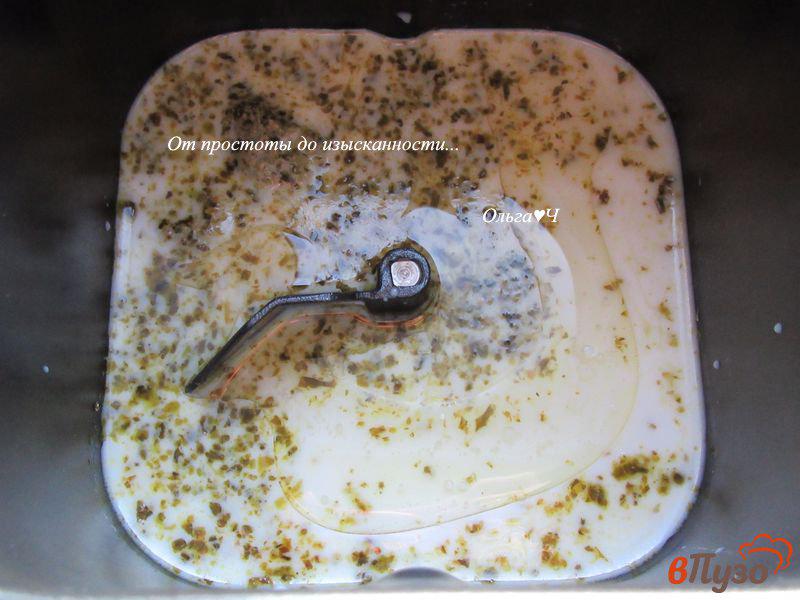 Фото приготовление рецепта: Цельнозерновой молочный хлеб с соусом Песто шаг №1