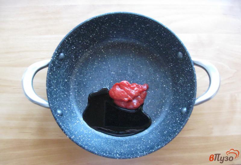 Фото приготовление рецепта: Ленивые голубцы в кисло-сладком соусе шаг №5