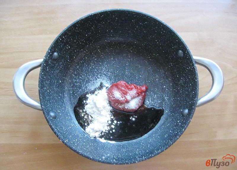 Фото приготовление рецепта: Ленивые голубцы в кисло-сладком соусе шаг №6