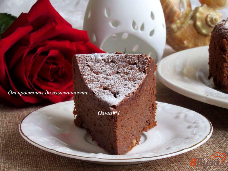 Фото приготовление рецепта: Шоколадный торт без муки шаг №6