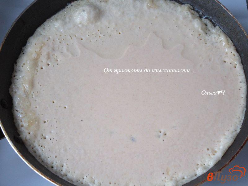 Фото приготовление рецепта: Цельнозерновые кукурузные блины на кокосовом масле шаг №4