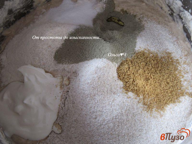 Фото приготовление рецепта: Ржано-пшеничный хлеб с водорослевой солью шаг №4