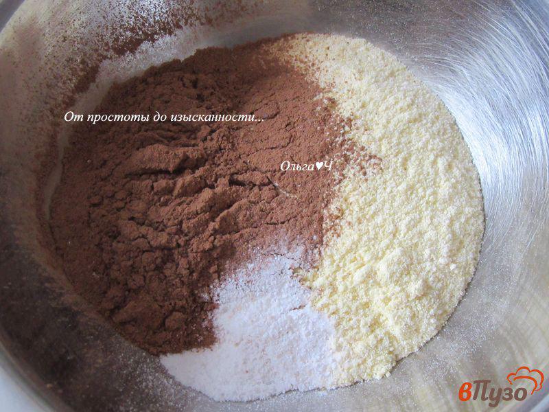 Фото приготовление рецепта: Печенье Горький шоколад с мандарином шаг №1