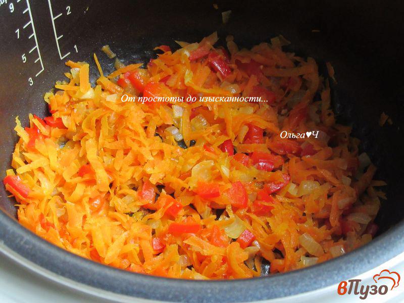 Фото приготовление рецепта: Рис с тушенкой в мультиварке шаг №2