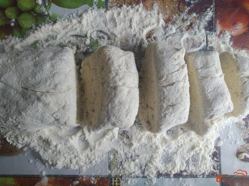 Фото приготовление рецепта: Творожно - банановые лепешки на сковороде шаг №5