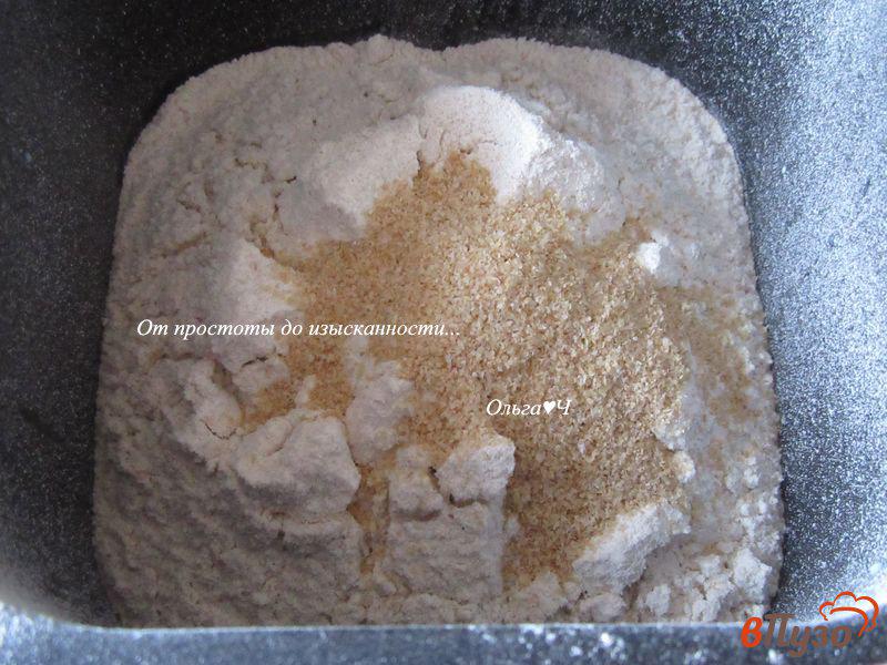 Фото приготовление рецепта: Цельнозерновой творожный хлеб с оливковым маслом шаг №2