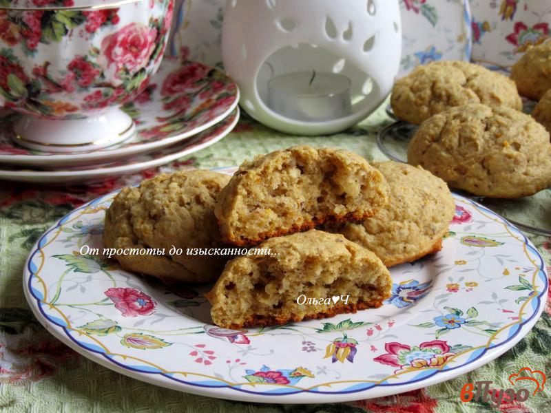 Фото приготовление рецепта: Цельнозерновое печенье с рикоттой и лесными орехами шаг №6