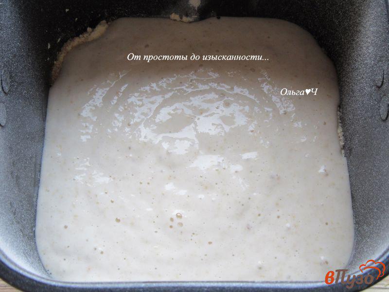 Фото приготовление рецепта: Злаковый хлеб с нутовой мукой шаг №3