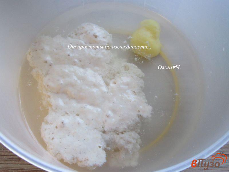 Фото приготовление рецепта: Цельнозерновой ячменно-льняной хлеб шаг №1