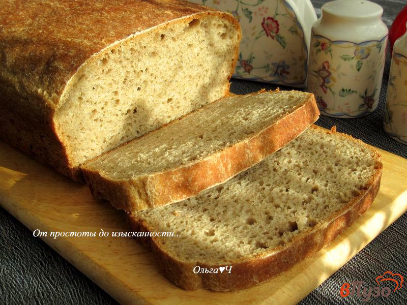 Фото приготовление рецепта: Цельнозерновой ячменно-льняной хлеб шаг №9