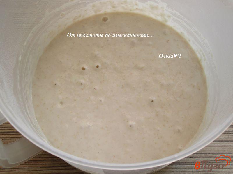 Фото приготовление рецепта: Цельнозерновой горохово-ячменный хлеб шаг №2