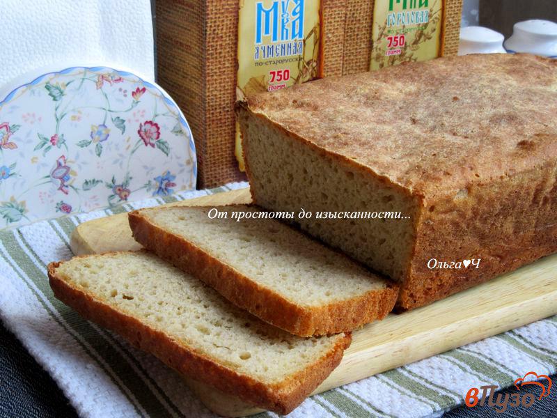 Фото приготовление рецепта: Цельнозерновой горохово-ячменный хлеб шаг №8