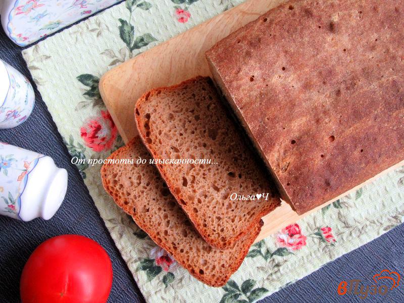 Фото приготовление рецепта: Томатный рисово-ячменно-овсяный хлеб шаг №7